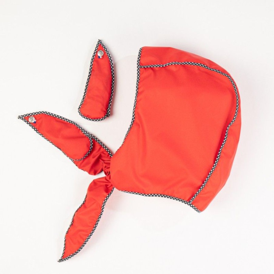 H2O Parapluies | Red Rain Hood With Polka Dots