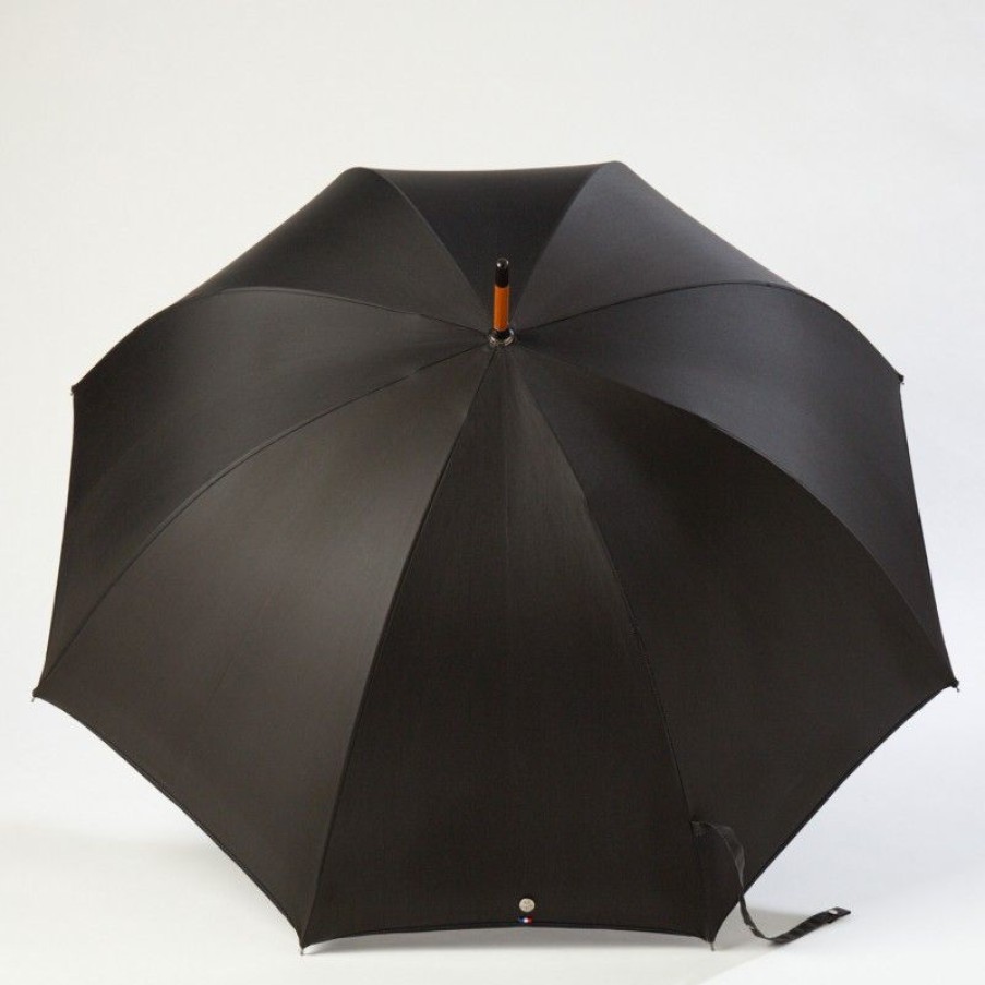 H2O Parapluies Classic Umbrellas | Classic Stick Umbrella - Granville - Black