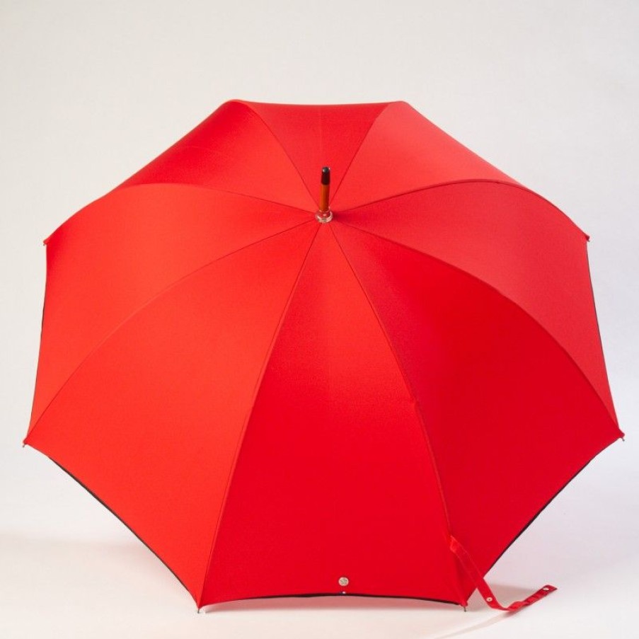 H2O Parapluies Classic Umbrellas | Classic Stick Umbrella - Granville - Red