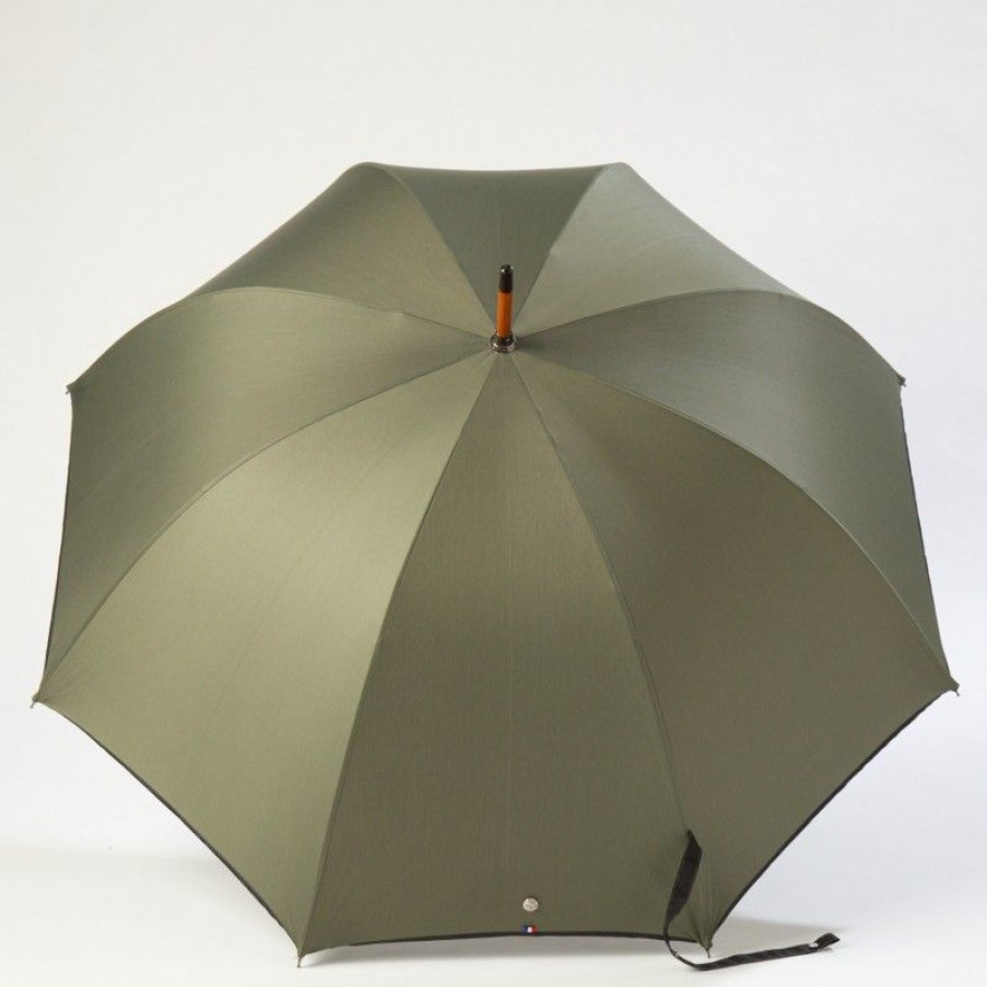 H2O Parapluies Classic Umbrellas | Classic Stick Umbrella - Granville - Kaki