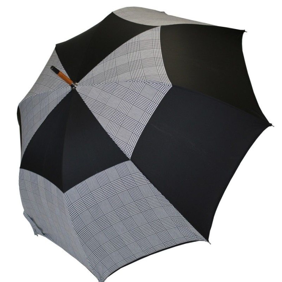 H2O Parapluies Limited Edition Umbrellas | Umbrella Long Black And Houndstooth