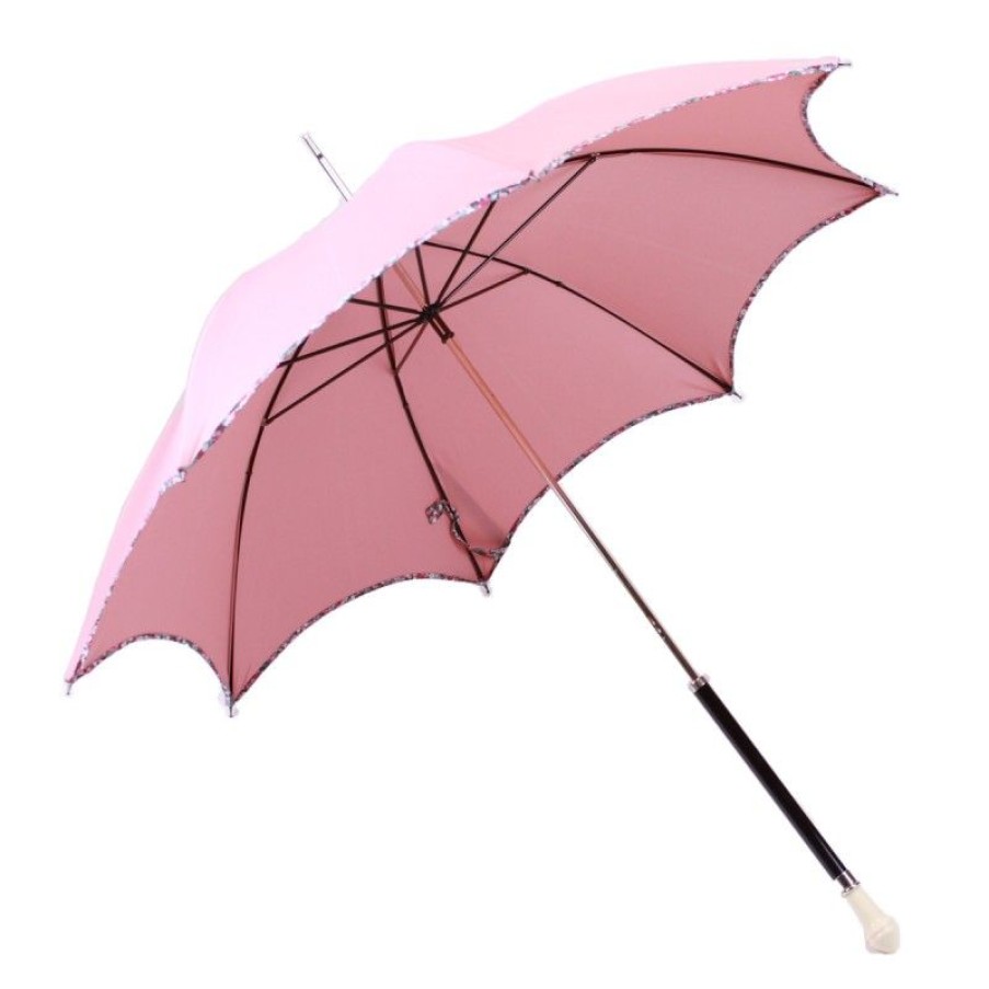 H2O Parapluies Wedding Umbrella | Pink Sunshade Anti Uv Bias Liberty Effect