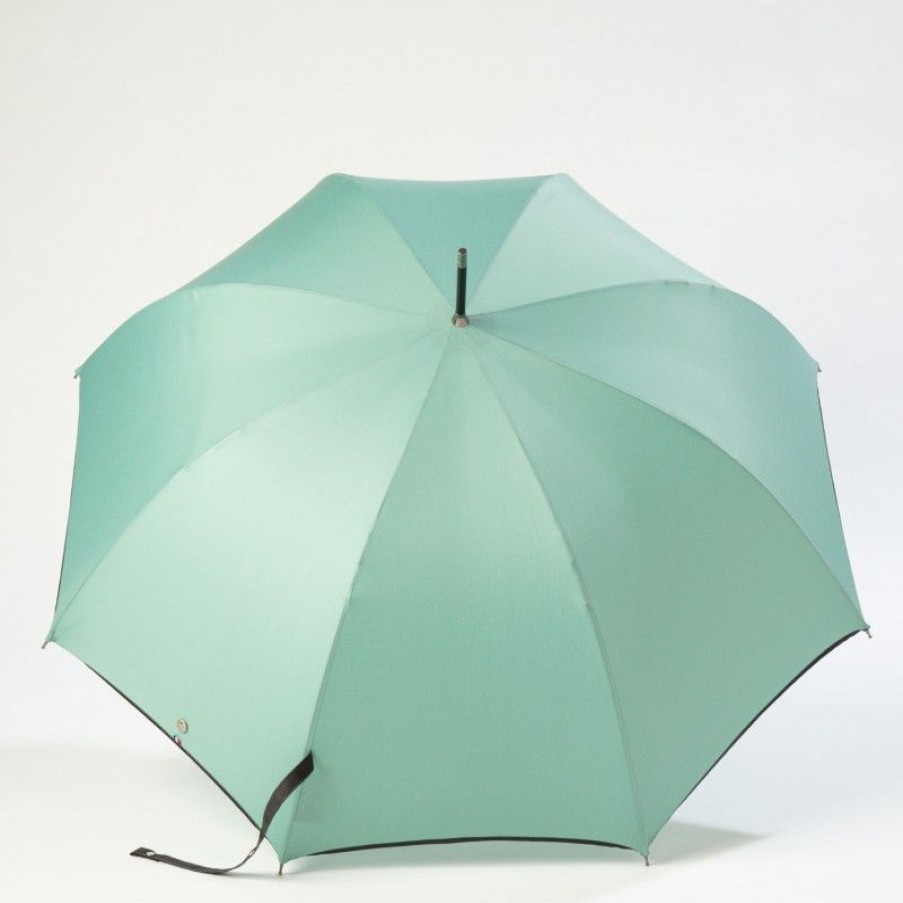 H2O Parapluies Classic Umbrellas | Automatic Long Cane Umbrella - Chausey - Emerald