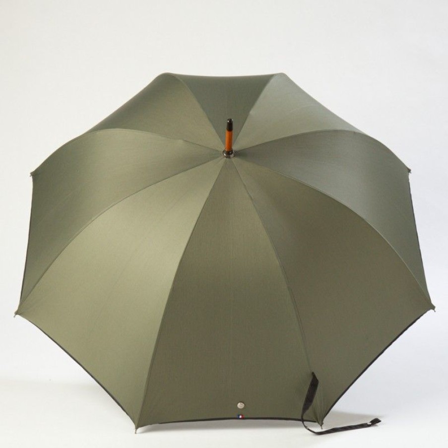 H2O Parapluies Classic Umbrellas | Classic Stick Umbrella - Granville - Kaki