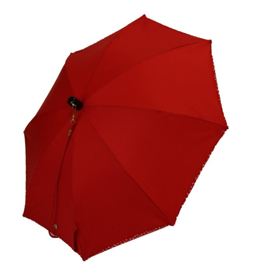 H2O Parapluies | Children'S Umbrella Plain Red Bias Polka Dots