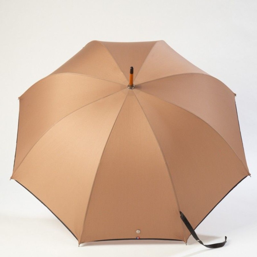 H2O Parapluies Classic Umbrellas | Classic Stick Umbrella - Granville - Camel