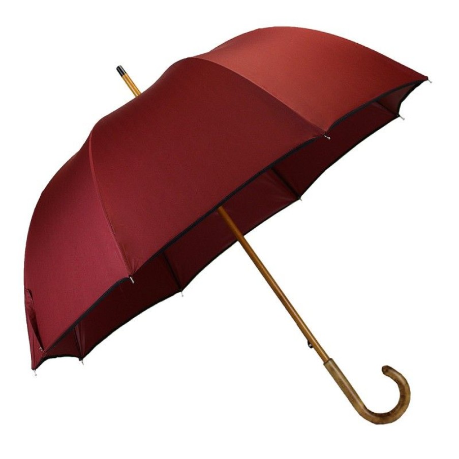 H2O Parapluies Les Classiques Umbrellas | Classic Burgundy Half Golf Umbrella