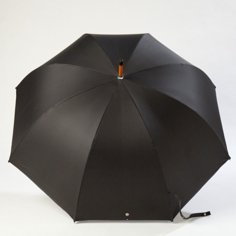 H2O Parapluies Half Golf Umbrellas | Classic Half Golf Umbrella Black Plain