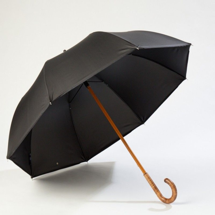 H2O Parapluies Half Golf Umbrellas | Classic Half Golf Umbrella Black Plain